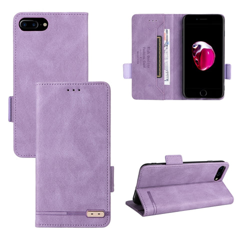 Magnetic Clasp Leather Phone Case, For iPhone SE 2022 / SE 2020 / 8 / 7