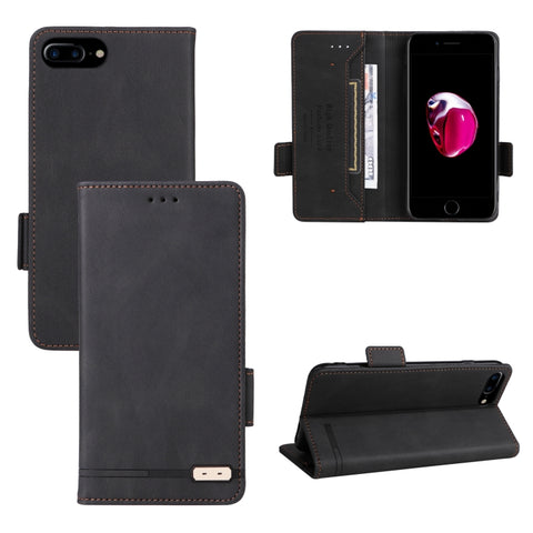 Magnetic Clasp Leather Phone Case, For iPhone SE 2022 / SE 2020 / 8 / 7