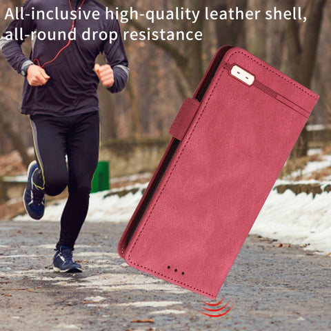 Magnetic Clasp Leather Phone Case, For iPhone SE 2022 / SE 2020 / 8 / 7