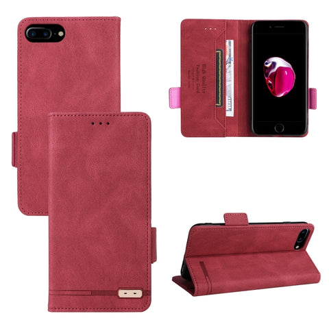 Magnetic Clasp Leather Phone Case, For iPhone SE 2022 / SE 2020 / 8 / 7