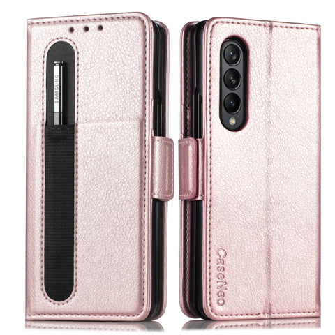 Multi-function Card Pen Slot Leather Phone Case, For Samsung Galaxy Z Fold3 5G