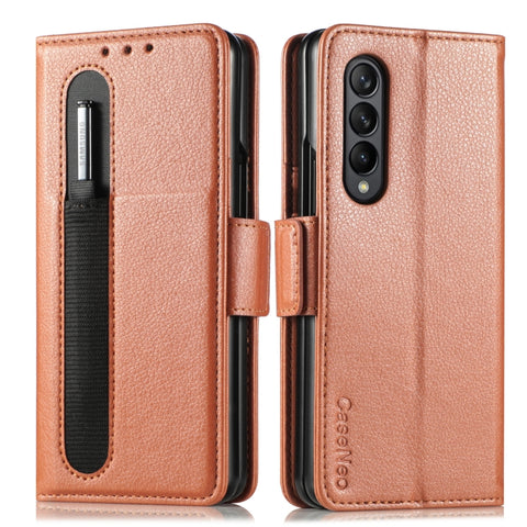 Multi-function Card Pen Slot Leather Phone Case, For Samsung Galaxy Z Fold3 5G
