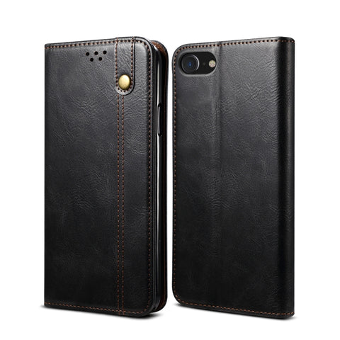 Oil Wax Crazy Horse Texture Leather Phone Case, For iPhone SE 2022 / SE 2020 / 8 / 7 / 6, For Samsung Galaxy A33 5G, For Samsung Galaxy A53 5G