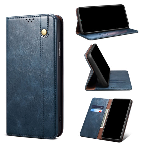 Oil Wax Crazy Horse Texture Leather Phone Case, For iPhone SE 2022 / SE 2020 / 8 / 7 / 6, For Samsung Galaxy A33 5G, For Samsung Galaxy A53 5G