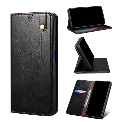 Oil Wax Crazy Horse Texture Leather Phone Case, For iPhone SE 2022 / SE 2020 / 8 / 7 / 6, For Samsung Galaxy A33 5G, For Samsung Galaxy A53 5G