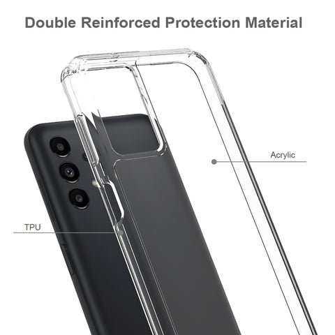 Shockproof Scratchproof TPU + Acrylic Protective Phone Case, For Samsung Galaxy A13 4G