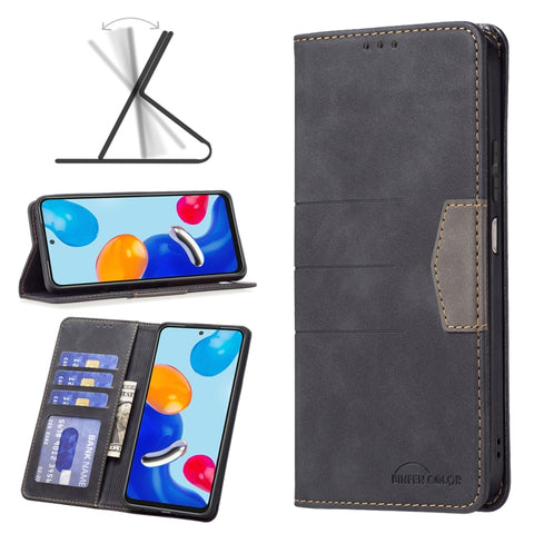 Magnetic Splicing Leather Phone Case, For Xiaomi Redmi Note 11 Global, For Samsung Galaxy A23 5G