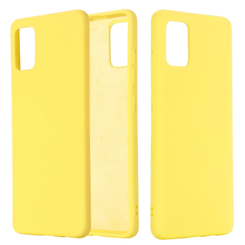 Solid Color Liquid Silicone Shockproof Full Coverage Protective Case, For Galaxy A71, For OnePlus 7T