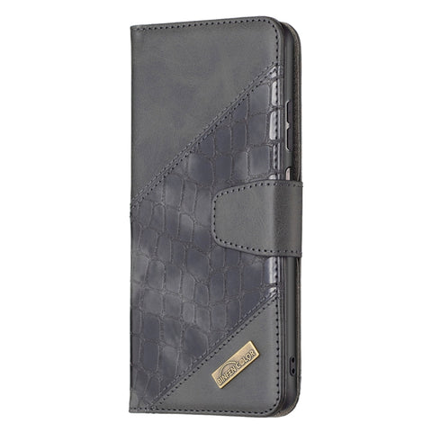 Matching Color Crocodile Texture Leather Phone Case, For Samsung Galaxy A23 5G