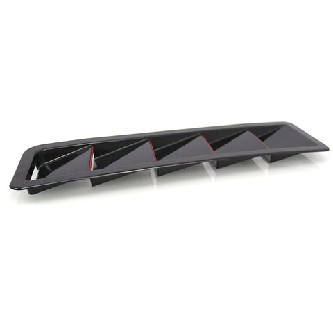 2 in 1 Car Air Intake Scoop Bonnet Hood Vent Louver Cooling Panel Trim Set, SSW007A-BK-R Black, SSW007A-C-R Carbon Fiber