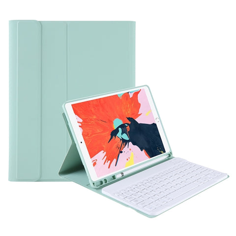 T098B Candy Color Skin Feel Texture Bluetooth Keyboard Leather Case with Pen Holder, T098B, for iPad Air 11 2024 / 2025 / Air 4 10.9 2020 / Air 5 10.9 2022