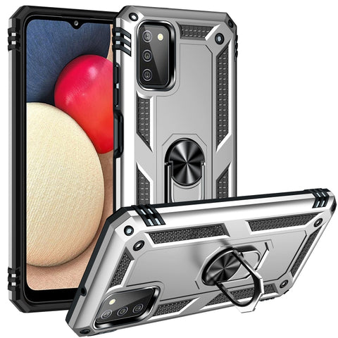 Shockproof TPU + PC Phone Case with Holder, For Samsung Galaxy A03s US Version, For Samsung Galaxy A23