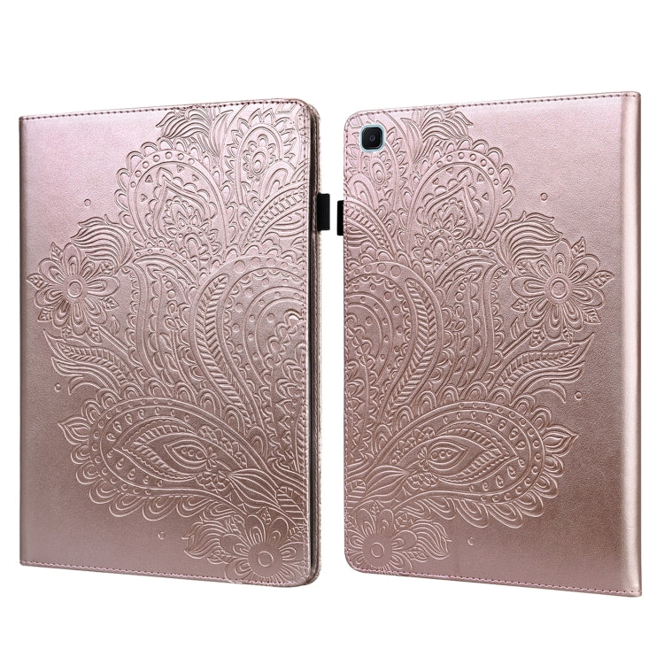 Peacock Embossed Pattern Leather Tablet Case, For Samsung Galaxy Tab A7 Lite, For Samsung Galaxy Tab A8 10.5 2021