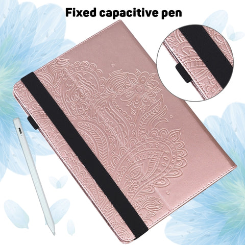 Peacock Embossed Pattern Leather Tablet Case, For Samsung Galaxy Tab A7 Lite, For Samsung Galaxy Tab A8 10.5 2021