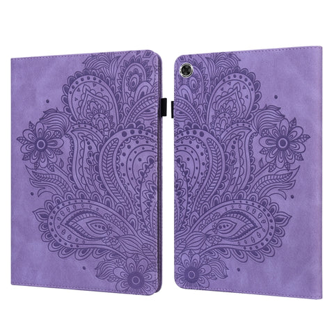 Peacock Embossed Pattern Leather Tablet Case, For Samsung Galaxy Tab A7 Lite, For Samsung Galaxy Tab A8 10.5 2021