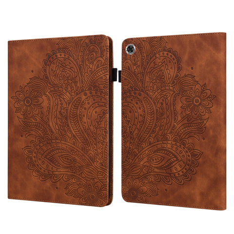 Peacock Embossed Pattern Leather Tablet Case, For Samsung Galaxy Tab A7 Lite, For Samsung Galaxy Tab A8 10.5 2021