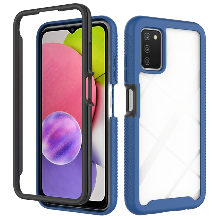 Starry Sky Solid Color Series Shockproof PC + TPU Phone Case, For Samsung Galaxy A03s 164mm, For Samsung Galaxy A03s 166mm