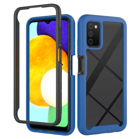 Starry Sky Solid Color Series Shockproof PC + TPU Phone Case, For Samsung Galaxy A03s 164mm, For Samsung Galaxy A03s 166mm
