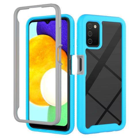 Starry Sky Solid Color Series Shockproof PC + TPU Phone Case, For Samsung Galaxy A03s 164mm, For Samsung Galaxy A03s 166mm