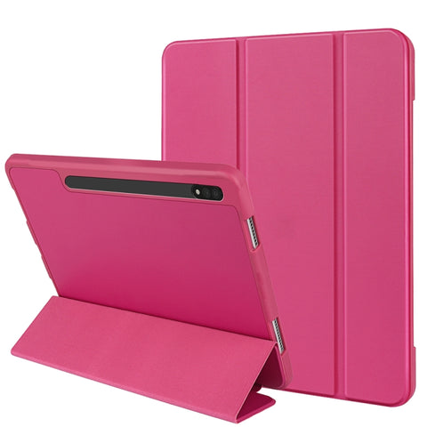 3-folding Honeycomb TPU Smart Leather Tablet Case, For Samsung Galaxy Tab S8 / X700, For Samsung Galaxy Tab S8+ / X800, For Samsung Galaxy Tab S8 Ultra / X900
