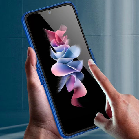 PC Skin Feel Folding Phone Case, For Samsung Galaxy Z Flip3 5G