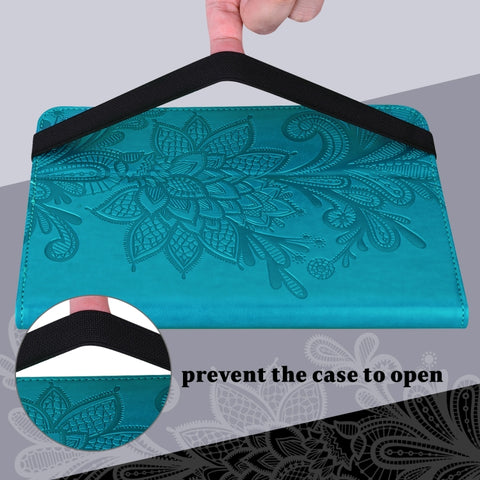 Lace Flower Embossing Pattern Leather Tablet Case, For Samsung Galaxy Tab A8 10.5 2021, For Samsung Galaxy Tab S8