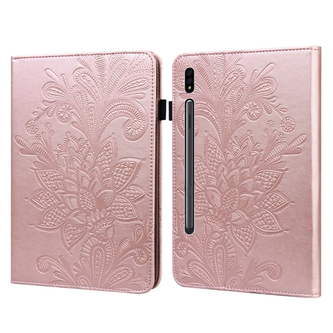 Lace Flower Embossing Pattern Leather Tablet Case, For Samsung Galaxy Tab A8 10.5 2021, For Samsung Galaxy Tab S8