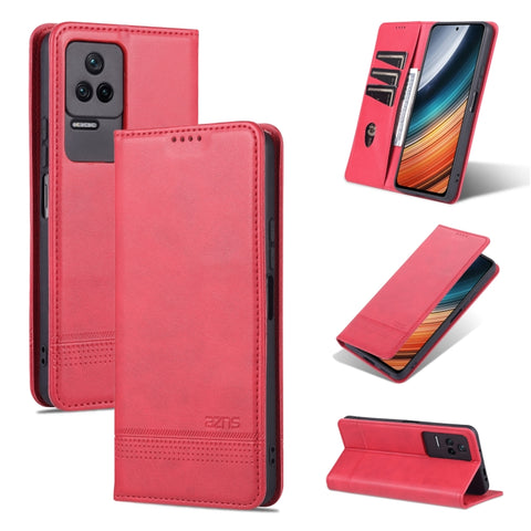 AZNS Magnetic Calf Texture Leather Phone Case, For Xiaomi Redmi K40S, For Xiaomi Redmi K50 / K50 Pro, For Samsung Galaxy A23 5G