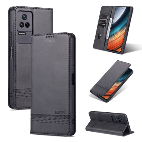 AZNS Magnetic Calf Texture Leather Phone Case, For Xiaomi Redmi K40S, For Xiaomi Redmi K50 / K50 Pro, For Samsung Galaxy A23 5G