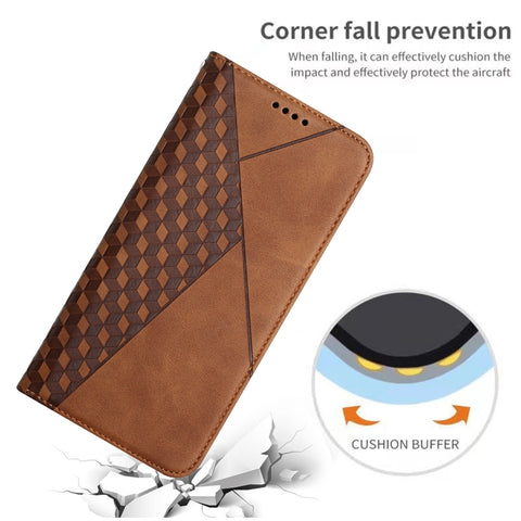 Diamond Splicing Skin Feel Magnetic Leather Phone Case, For Samsung Galaxy A23