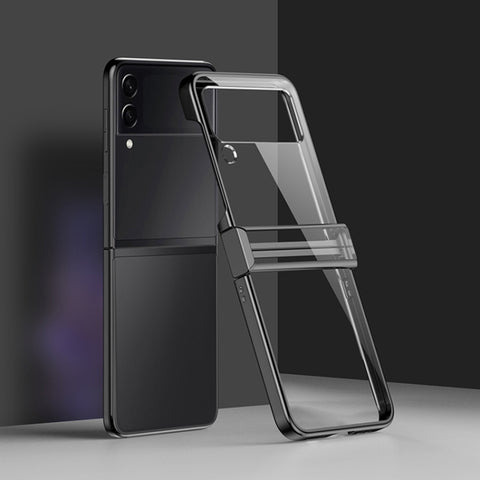 Electroplated Transparent PC Phone Case, For Samsung Galaxy Z Flip3 5G