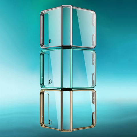 Electroplated Transparent PC Phone Case, For Samsung Galaxy Z Flip3 5G