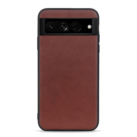 Accurate Hole Lambskin Texture Genuine Leather Phone Case, For OnePlus 10 Pro, For Google Pixel 7, For Google Pixel 7 Pro, For Samsung Galaxy A73 5G