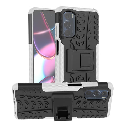Tire Texture TPU + PC Phone Case with Holder, For Motorola Moto G Stylus 2022 4G, For Samsung Galaxy A03S 2022 165.8mm US