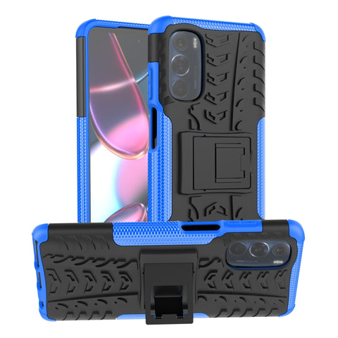 Tire Texture TPU + PC Phone Case with Holder, For Motorola Moto G Stylus 2022 4G, For Samsung Galaxy A03S 2022 165.8mm US