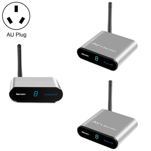 Measy AV530-2 5.8GHz Wireless Audio / Video Transmitter + 2 Receiver, Transmission Distance: 300m,, Black EU Plug, Black AU Plug, Black UK Plug, Silver UK Plug, Silver AU Plug, Silver EU Plug