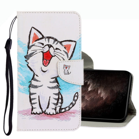 3D Colored Drawing Leather Phone Case, For Xiaomi Mi 11T
