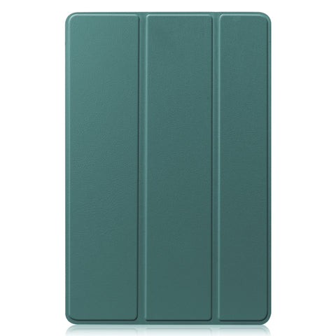 Three-folding Holder Custer Texture Leather Tablet Case, For Samsung Galaxy Tab S8
