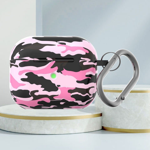 M Series Silicone Printed Camouflage Wireless Earphone Protective Case, For AirPods 3