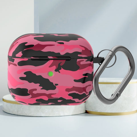 M Series Silicone Printed Camouflage Wireless Earphone Protective Case, For AirPods 3