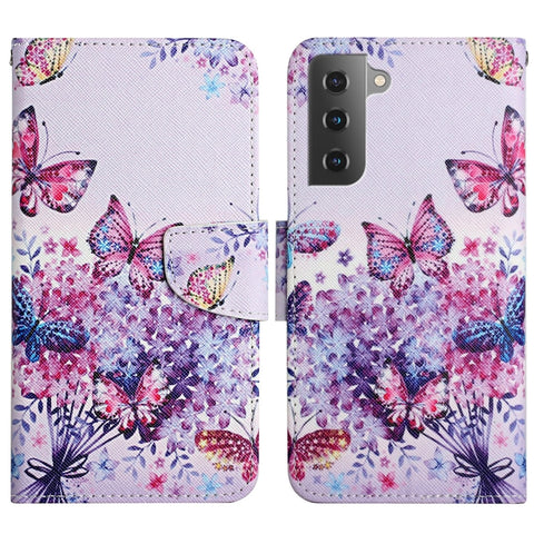 Painted Pattern Horizontal Flip Leather Phone Case, For Samsung Galaxy S22 5G, For Samsung Galaxy S22+ 5G, For Samsung Galaxy S22 Ultra 5G
