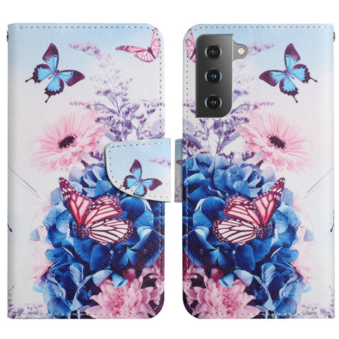 Painted Pattern Horizontal Flip Leather Phone Case, For Samsung Galaxy S22 5G, For Samsung Galaxy S22+ 5G, For Samsung Galaxy S22 Ultra 5G