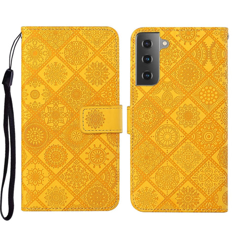 Ethnic Style Embossed Pattern Leather Phone Case, For Samsung Galaxy S22 5G