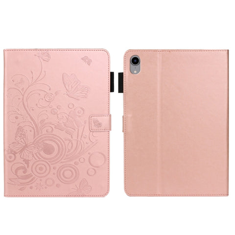 Embossed Butterfly Pattern Smart Leather Tablet Case, For iPad Pro 11 inch 2020 / 2018, For iPad mini 2024 / mini 6