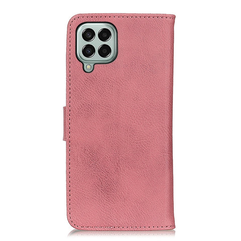 KHAZNEH Cowhide Texture Leather Phone Case, For Samsung Galaxy M33 5G