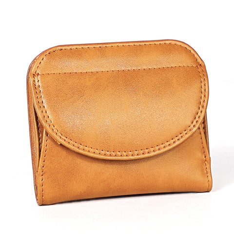 3537 Folding Short RFID Anti-Theft Coin Purse for Ladies