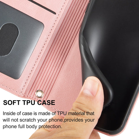 Embossed Striped Magnetic Buckle Horizontal Flip Phone Leather Case, For Samsung Galaxy A03s 164.2mm US Version