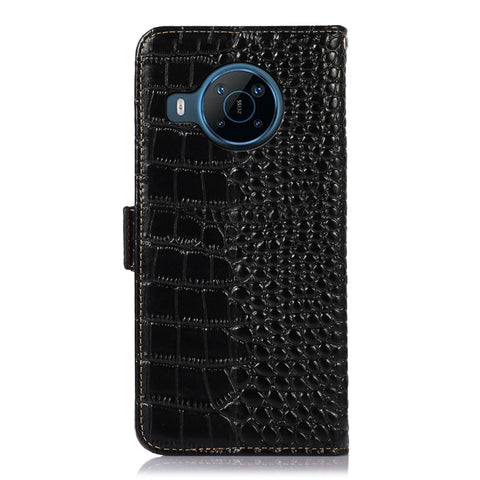 Crocodile Top Layer Cowhide Leather Phone Case, For Alcatel 1B 2022, For Nokia X100, For OPPO Reno7 4G Global/F21 Pro 4G, For Xiaomi Redmi 10A / 9C, For Samsung Galaxy F23 5G / M23, For Samsung Galaxy M33 5G, For Samsung Galaxy M53 5G, For Xiaomi 12 Pr...