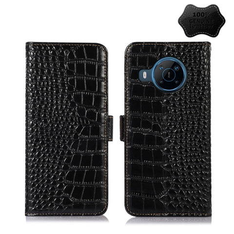 Crocodile Top Layer Cowhide Leather Phone Case, For Alcatel 1B 2022, For Nokia X100, For OPPO Reno7 4G Global/F21 Pro 4G, For Xiaomi Redmi 10A / 9C, For Samsung Galaxy F23 5G / M23, For Samsung Galaxy M33 5G, For Samsung Galaxy M53 5G, For Xiaomi 12 Pr...