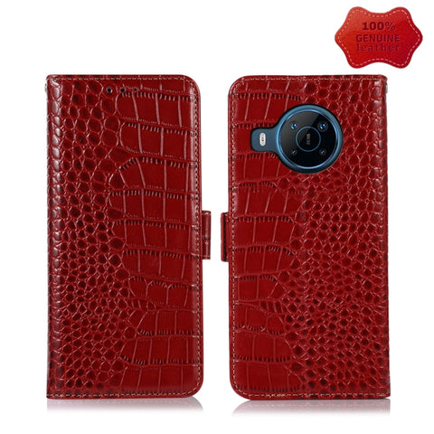 Crocodile Top Layer Cowhide Leather Phone Case, For Alcatel 1B 2022, For Nokia X100, For OPPO Reno7 4G Global/F21 Pro 4G, For Xiaomi Redmi 10A / 9C, For Samsung Galaxy F23 5G / M23, For Samsung Galaxy M33 5G, For Samsung Galaxy M53 5G, For Xiaomi 12 Pr...
